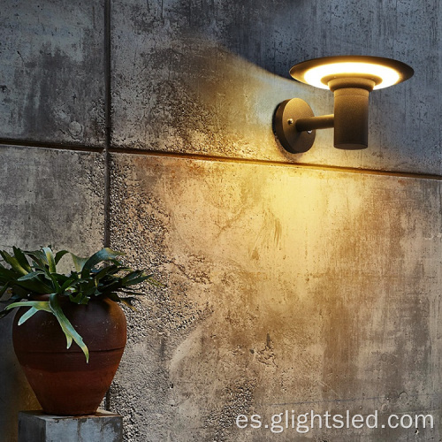 Luz de pared solar led impermeable al aire libre IP65